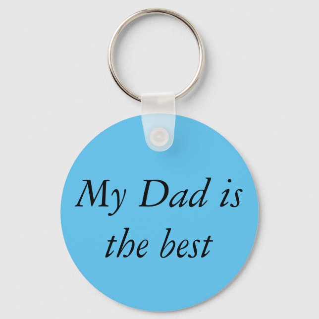 Chaveiro Meu pai é o melhor (Frente)