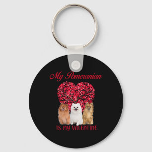 Chaveiro Meu Pomerânia é meu namorado Amante de cachorro Di