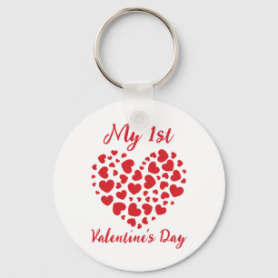 Chaveiro Meu primeiro Dia de os namorados