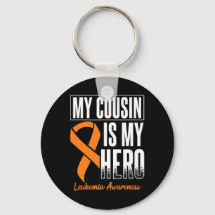 Chaveiro Meu Primo Meu Cancer Hero Leukemia Leukemia Awaren