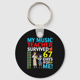 Chaveiro Meu Professor de Música Sobreviveu 67 Dias de Mim