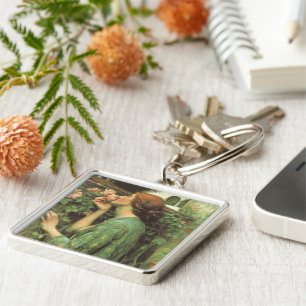 Chaveiro Meu Rosa doce, ou Alma do Rosa por Waterhouse