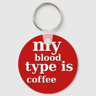 Chaveiro Meu tipo de sangue é café