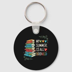 Chaveiro Meu Verão Está Todo Reservado Pilha de Livros