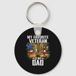 Chaveiro Meu Veterano Favorito É Meu Pai Dia dos Veteranos