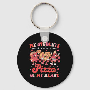 Chaveiro Meus Alunos Têm Uma Pizza Do Meu Coração Professor