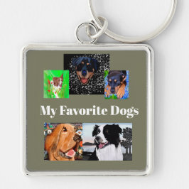 Chaveiro Meus Cachorros Favoritos Criam seus próprios 5 lug