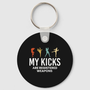 Chaveiro Meus Chutes São Armas Registradas Kickboxing Kickb