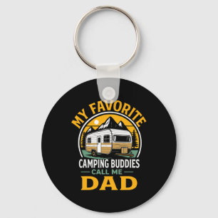 Chaveiro Meus companheiros de acampamento favoritos me cham