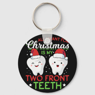 Chaveiro Meus Dois Dentes da Frente de Natal 