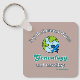 Chaveiro Meus Planos de Aposentadoria: Genealogia e Viagens