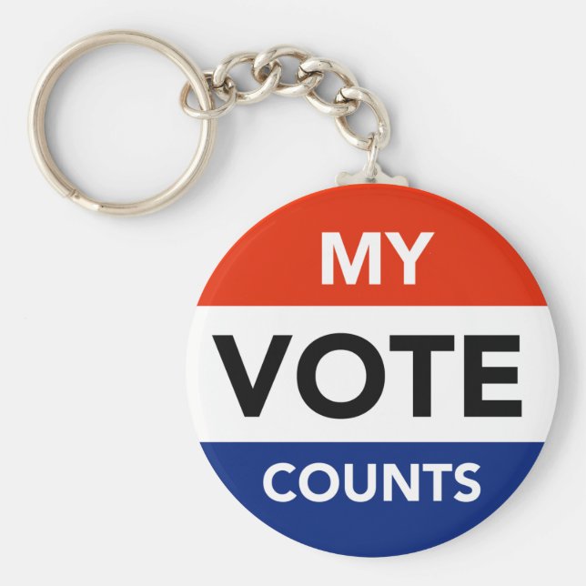 Chaveiro Meus Votos Contam (Frente)