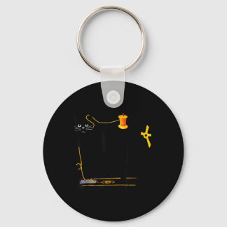 Chaveiro Mewing Machine Funny Quilting Craft Lover Quilter