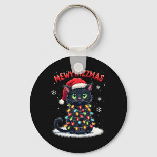 Chaveiro Mewy Rizzmas Papais noeis Engraçados Cat Mewing Pi