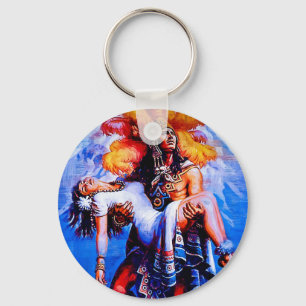 Chaveiro Mexicano Aztec Legend Iztaccihuatl Popocatepetl