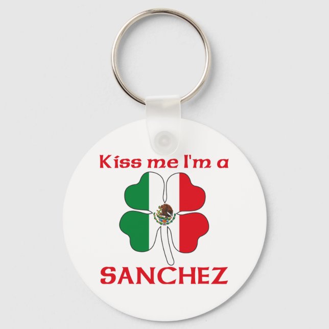 Chaveiro Mexicano personalizado me beija, sou Sanchez (Frente)