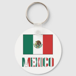 Chaveiro México e Bandeira Mexicana