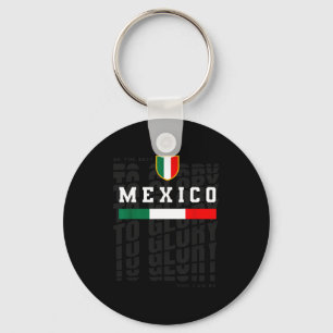 Chaveiro México Futebol Futebol Bandeira Camisa Vintage Fã 