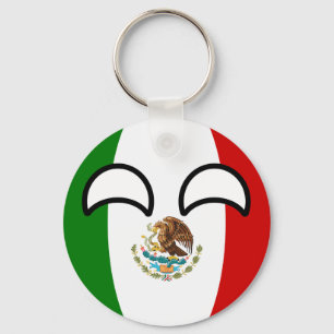 Chaveiro México Geeky de tensão engraçado Countryball