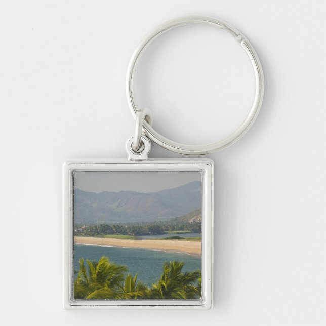 Chaveiro México, Jalisco, Barra de Navidad. Praia da Cidade (Frente)