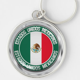 Chaveiro México Round Emblem