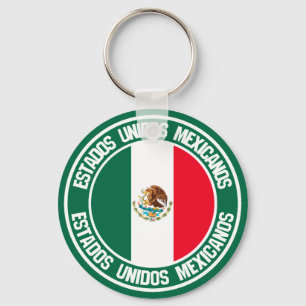 Chaveiro México Round Emblem