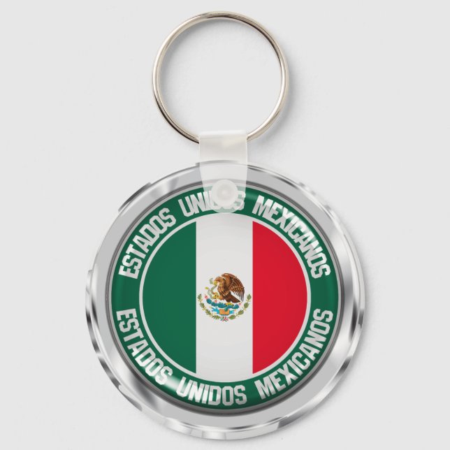 Chaveiro México Round Emblem (Frente)