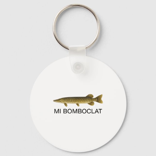 Chaveiro Mi Bomboclat Funny Fish Jamaican Slang Graphic  (Frente)
