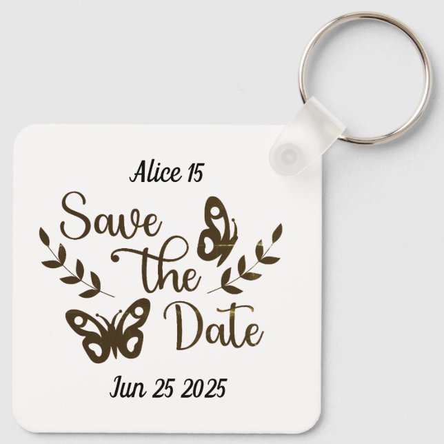 Chaveiro Mi Celebración de Quince Años (Verso)