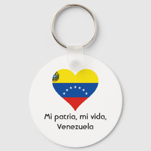Chaveiro Mi patria, mi vida, Venezuela cadeia-chave