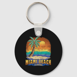 Chaveiro Miami Beach Flórida Vintage aflita Souvenir
