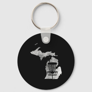 Chaveiro Michigan Disc Golf Estado Com Cesto Gráfico Distre