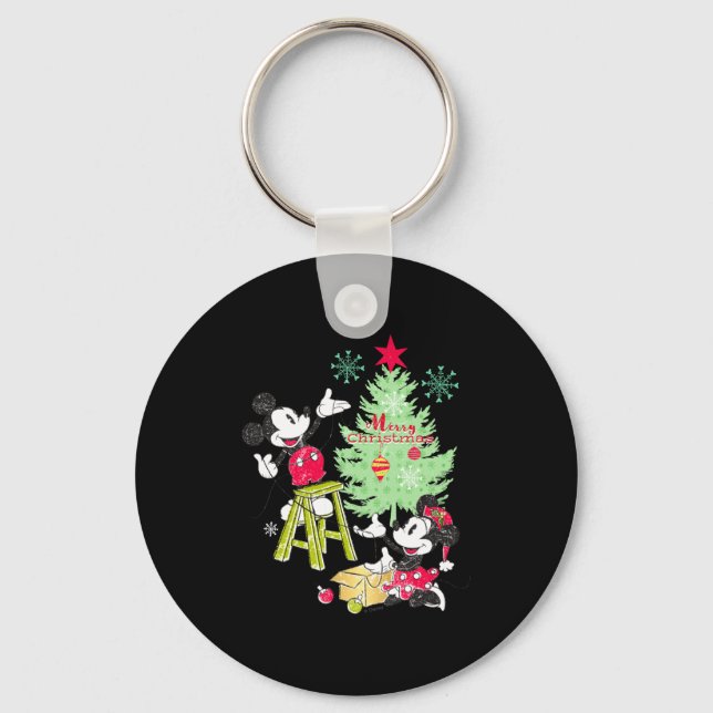 Chaveiro Mickey Minnie Clic Christmas Tree  (Frente)