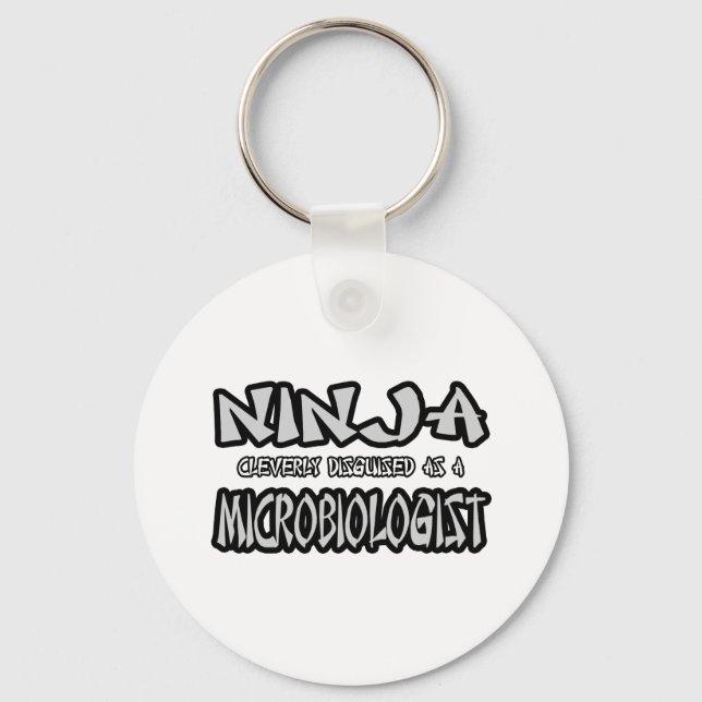 Chaveiro Microbiólogo Ninja. (Frente)