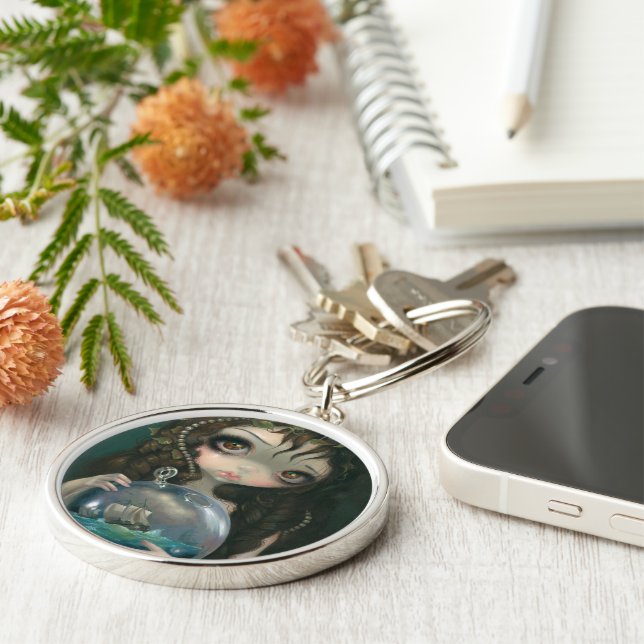 chaveiro "Microcosmo: paisagem" (Lateral)