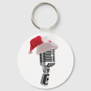Chaveiro microfone do papai noel