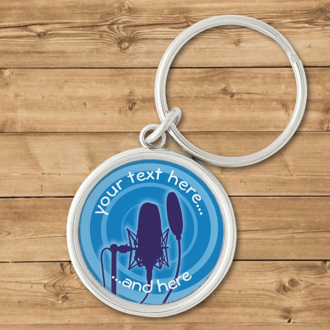 Chaveiro Microfone Studio (Criador carregado)