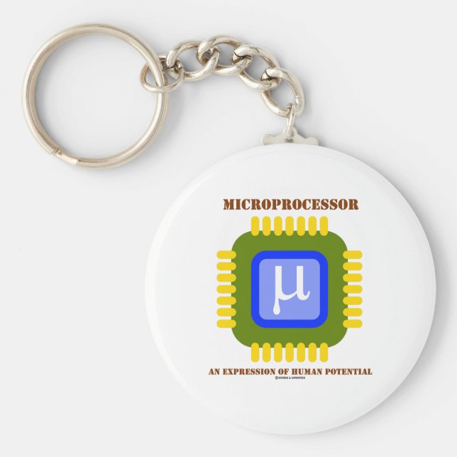 Chaveiro Microprocessador E Expressão De Potencial Humano (Frente)
