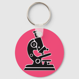 Chaveiro Microscópio rosa
