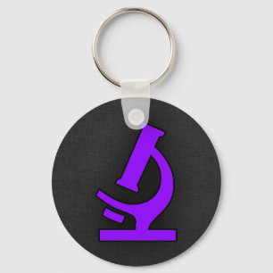 Chaveiro Microscópio roxo violeta