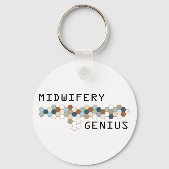 Chaveiro Midwifery Genius (Frente)