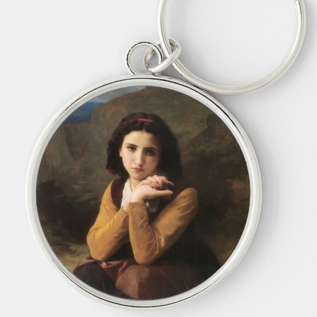 Chaveiro Mignon Innocence of Adolescent Girl, Bouguereau (Frente)
