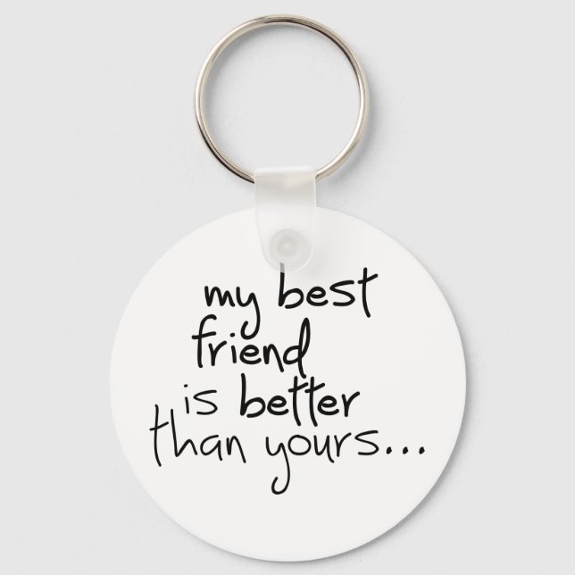 Chaveiro Mijn beste vriend é melhor dan de jouwe... (Frente)