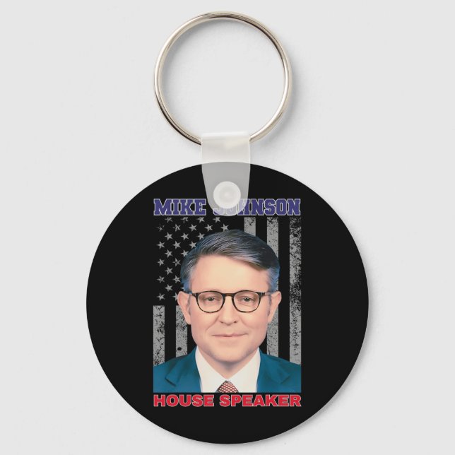 Chaveiro Mike Johnson New House Speaker American Usa Flag P (Frente)