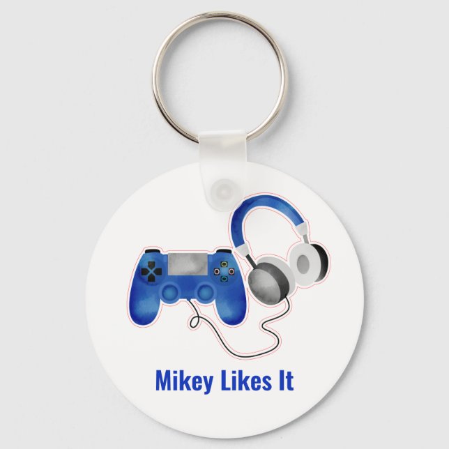 Chaveiro Mikey gosta do controlador de ti (Frente)