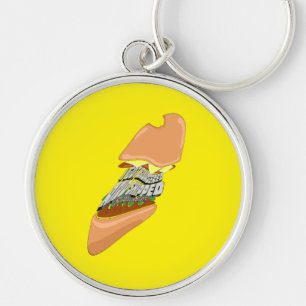 Chaveiro Mikitiez space dolly skull burger chips frenchfrit