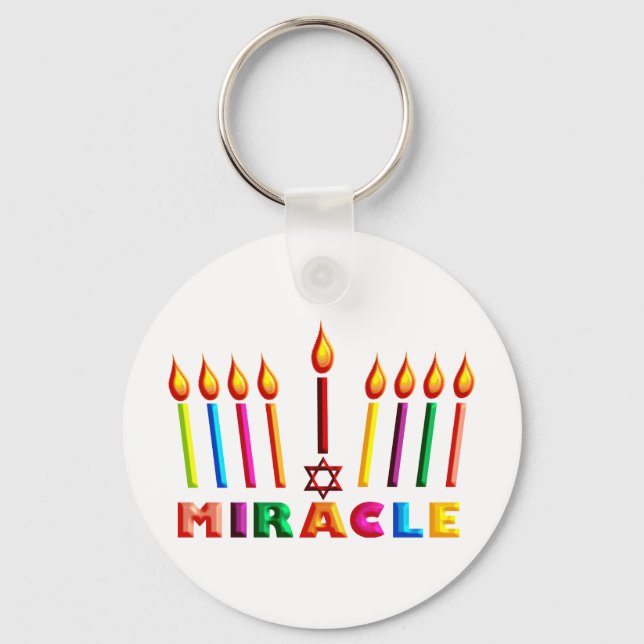 Chaveiro Milagre de Hanukkah (Frente)