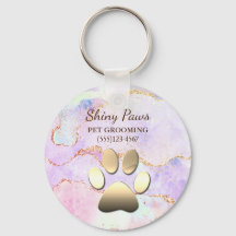 Milho Agate Glitter Paw Pet De Cachorro