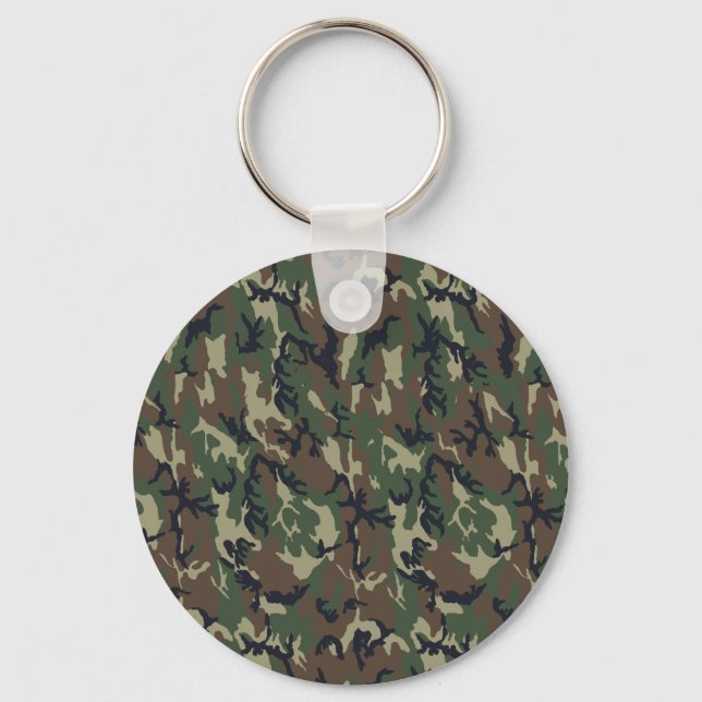 Chaveiro Military Forest Camouflage Background (Frente)
