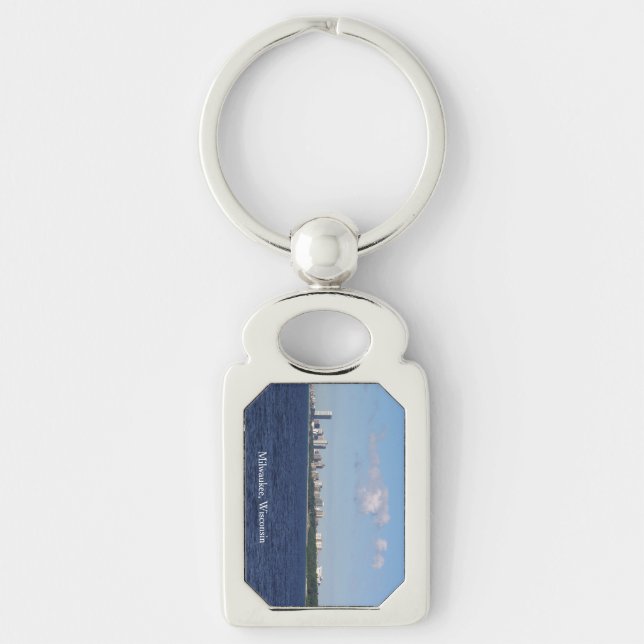 Chaveiro Milwaukee Skyline Metal Key chain (Frente)
